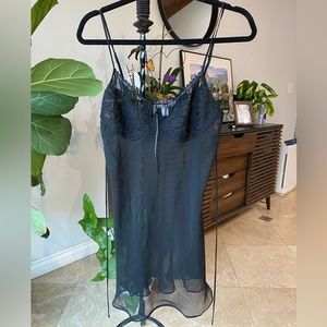 Spaghetti strap black top